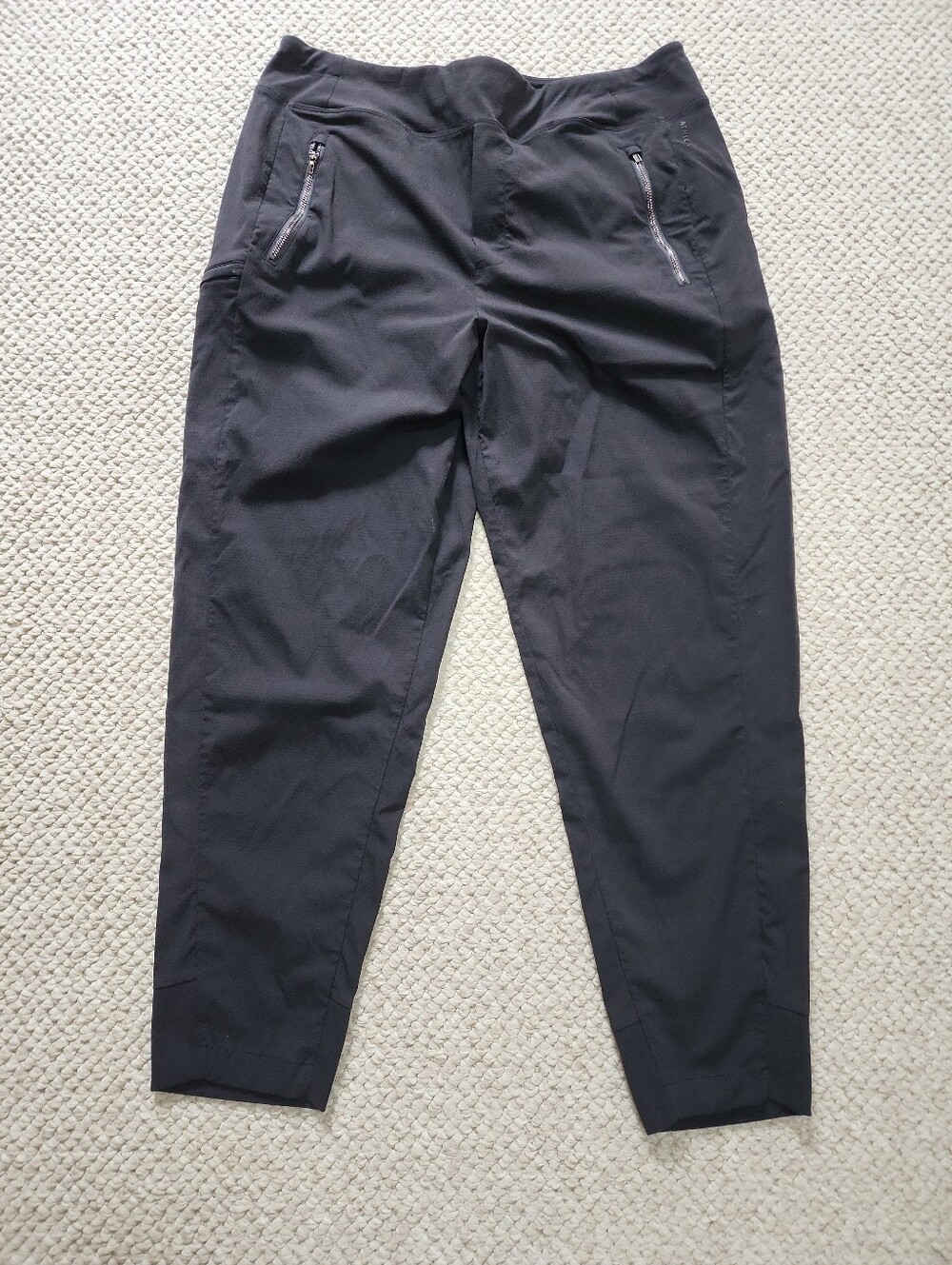 Athleta Black Women's Trekkie North Stretch Track Joggers Sz 14